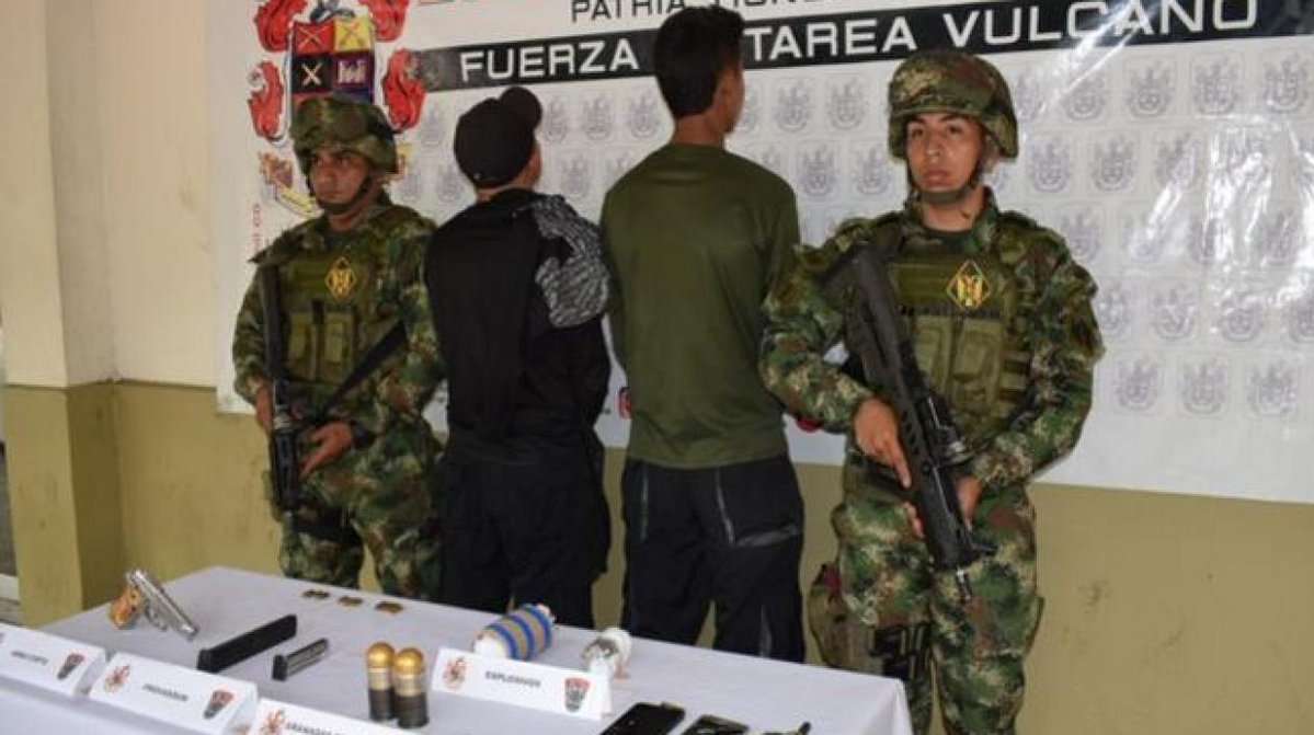 Disidentes de las FARC fueron capturados cuando pretendían atacar base militar