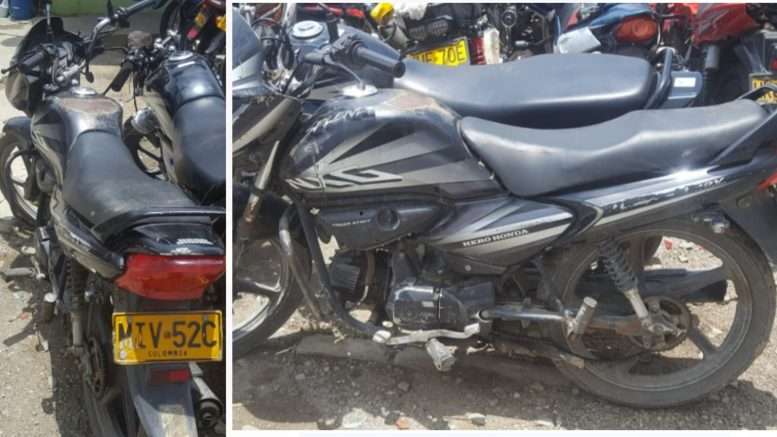 Hombre sin identificar sufrió accidente en moto y lucha por salvar su vida en una clínica de Montería