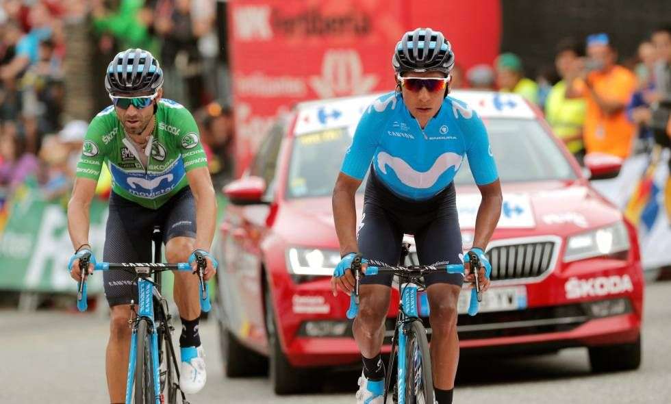 Nairo y Betancur estarán en el Gran Premio Miguel Induráin con el Movistar Team