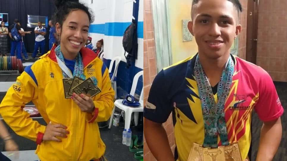 Pesistas colombianos se bañaron en oro en el Campeonato Panamericano en Guatemala