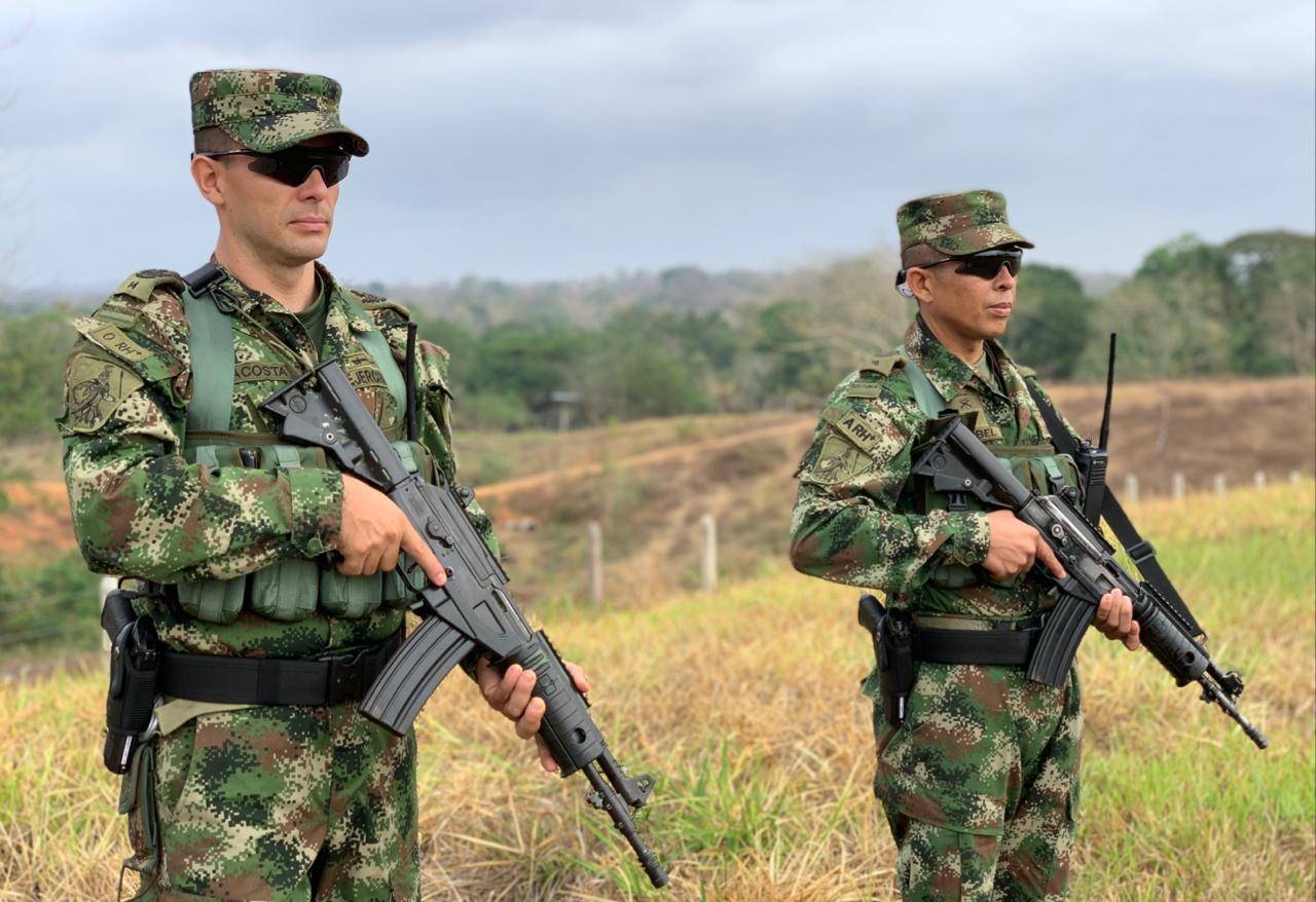 Ejército adelanta operativos de estabilización en el Bajo Cauca antioqueño y el sur de Córdoba
