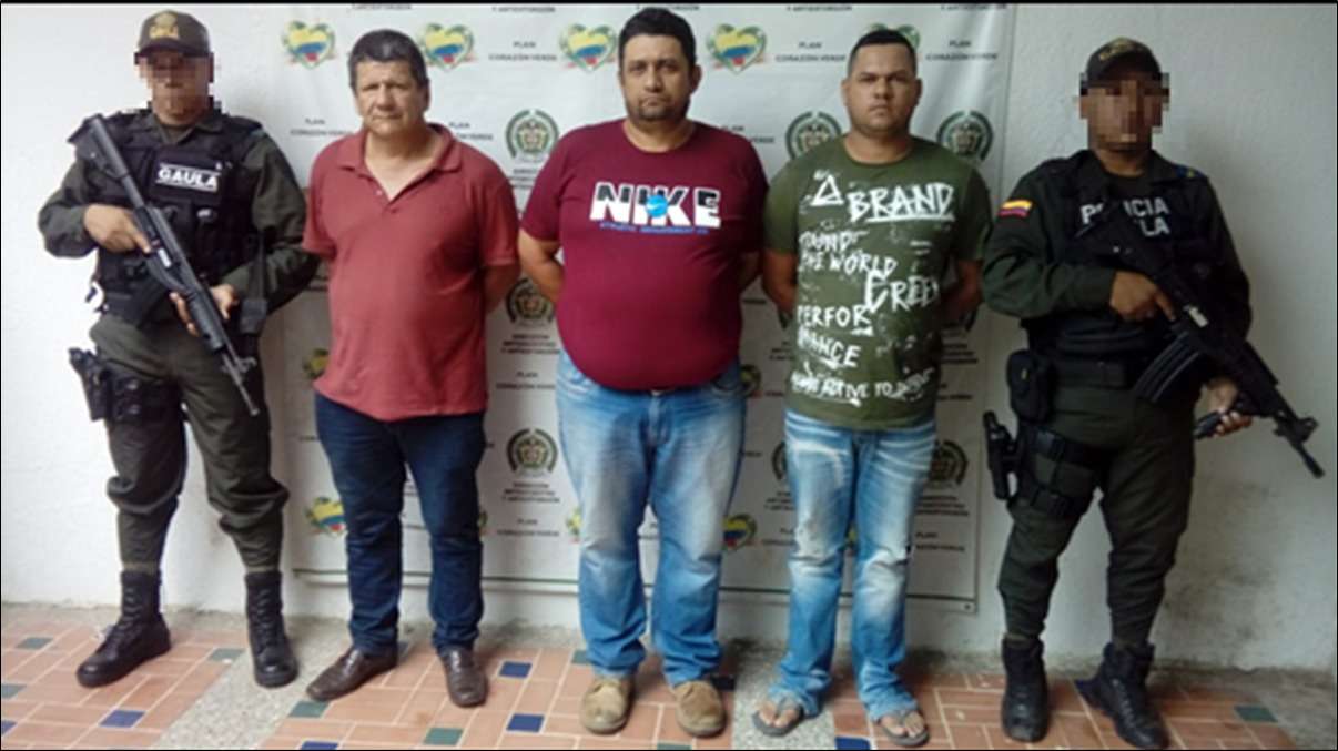 El Gaula los capturó por secuestro extorsivo agravado