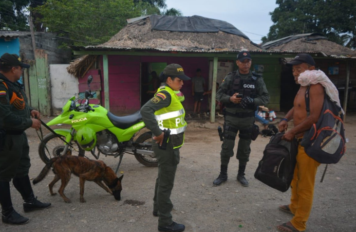 Duro golpe contra Playa Brígida, Policía captura a 11 personas e incauta 2.500 dosis de droga