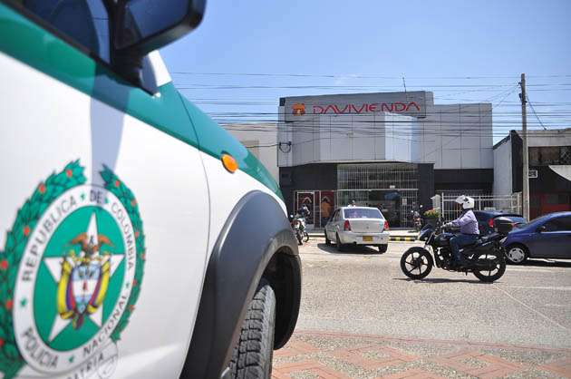 ¡Qué inseguridad! Delincuentes robaron 7 millones de pesos en un banco de Cereté