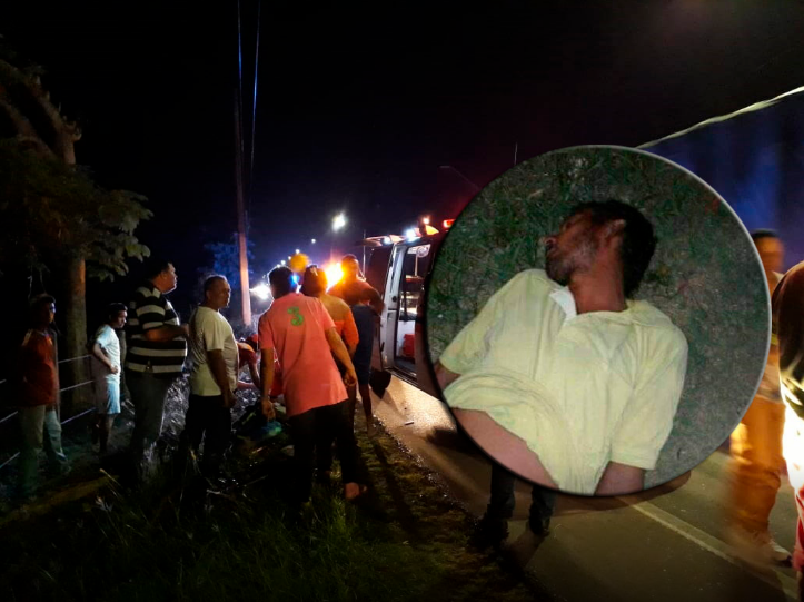 Pensaron que estaba muerto: borracho cayó de su bicicleta y se quedó dormido a un lado de la carretera en Sahagún