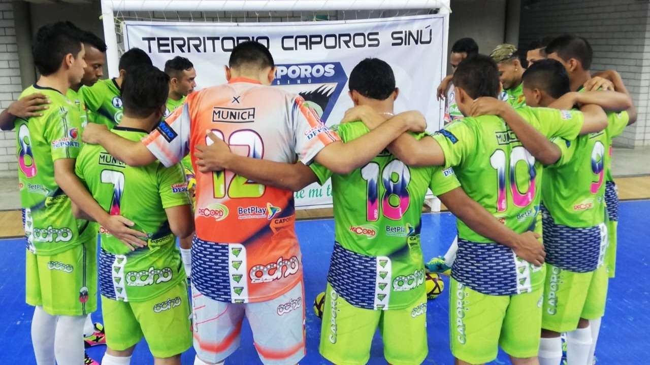 Se acabó la espera, Caporos del Sinú debuta hoy en el XI Torneo de Microfútbol Profesional