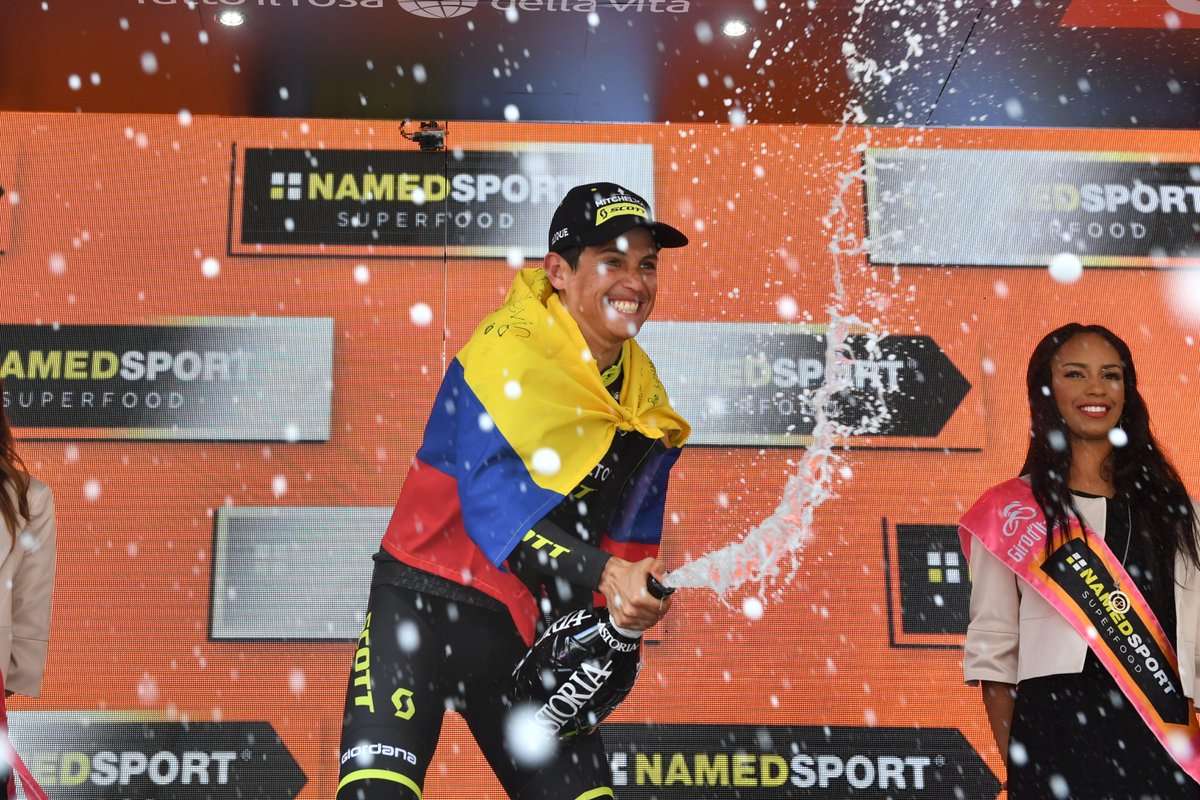 Grande colombiano, Esteban Chaves ganó la etapa 19 del Giro de Italia