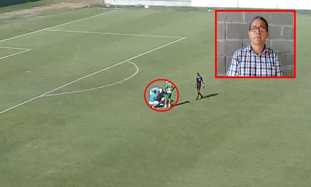 Qué irresponsable la Liga de Fútbol de Córdoba, jugador se desmayó en pleno partido y ni ambulancia había