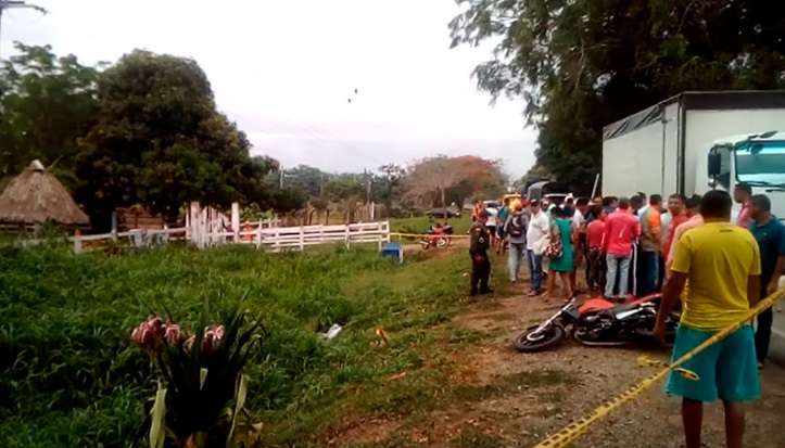 Motociclista murió en accidente de tránsito en la vía Cereté – San Pelayo