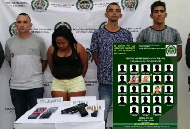 Cayeron ‘Pitillo’ y ‘La Negra’, entre los 20 sicarios más buscados