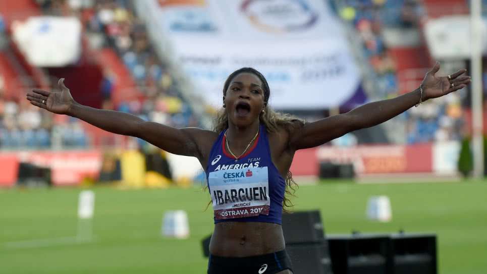 ¡En los Olímpicos! la atleta colombiana Caterine Ibargüen logró su tiquete a Tokio 2020