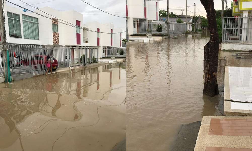 De no acabar: cada vez que llueve, en el barrio Urbanización Tacasuán se inundan por falta de canalización
