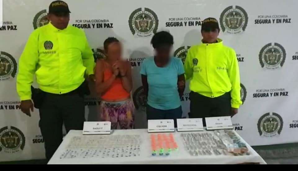 Las capturaron por tráfico de droga en el Bajo Cauca antioqueño