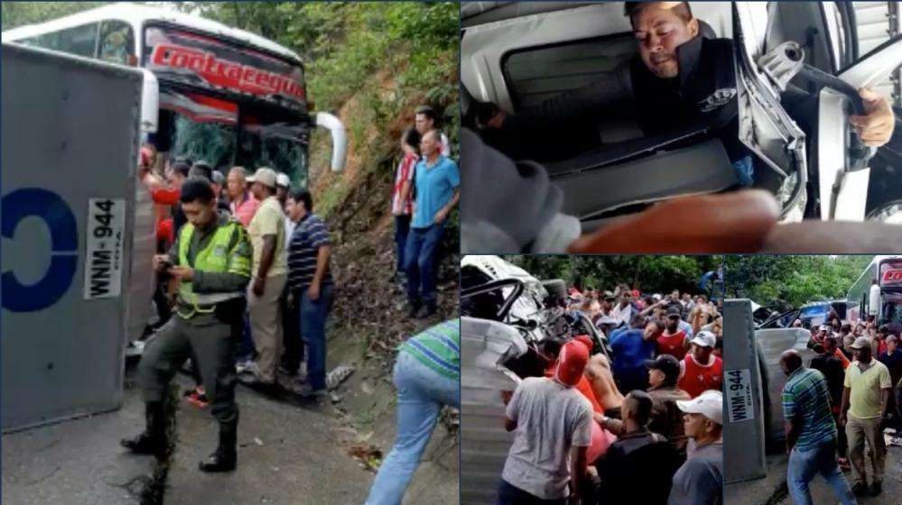 Lamentable, bus en el que viajaban hinchas del Junior para final se accidentó