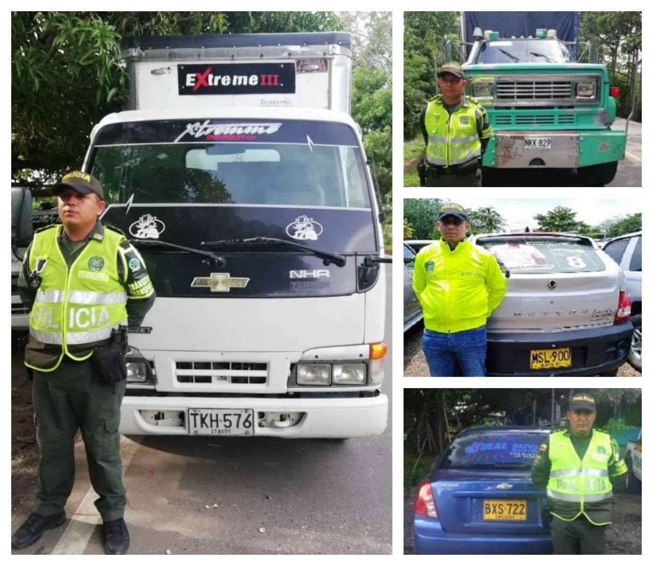 Policía de Córdoba inmovilizó vehículos por orden judicial