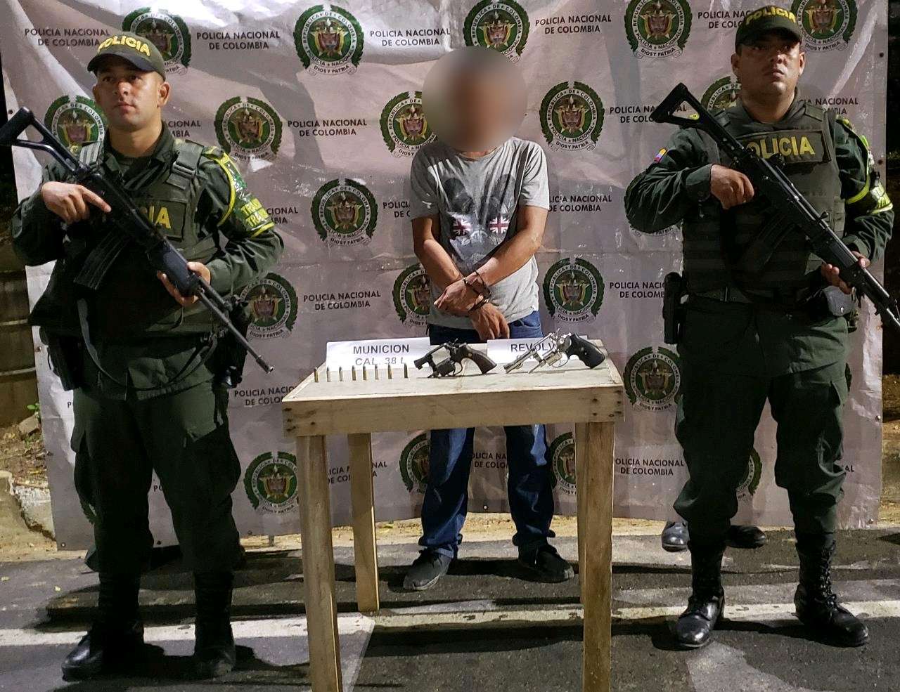 Lo capturaron con dos armas de fuego en la vía Puerto Rey – Montería