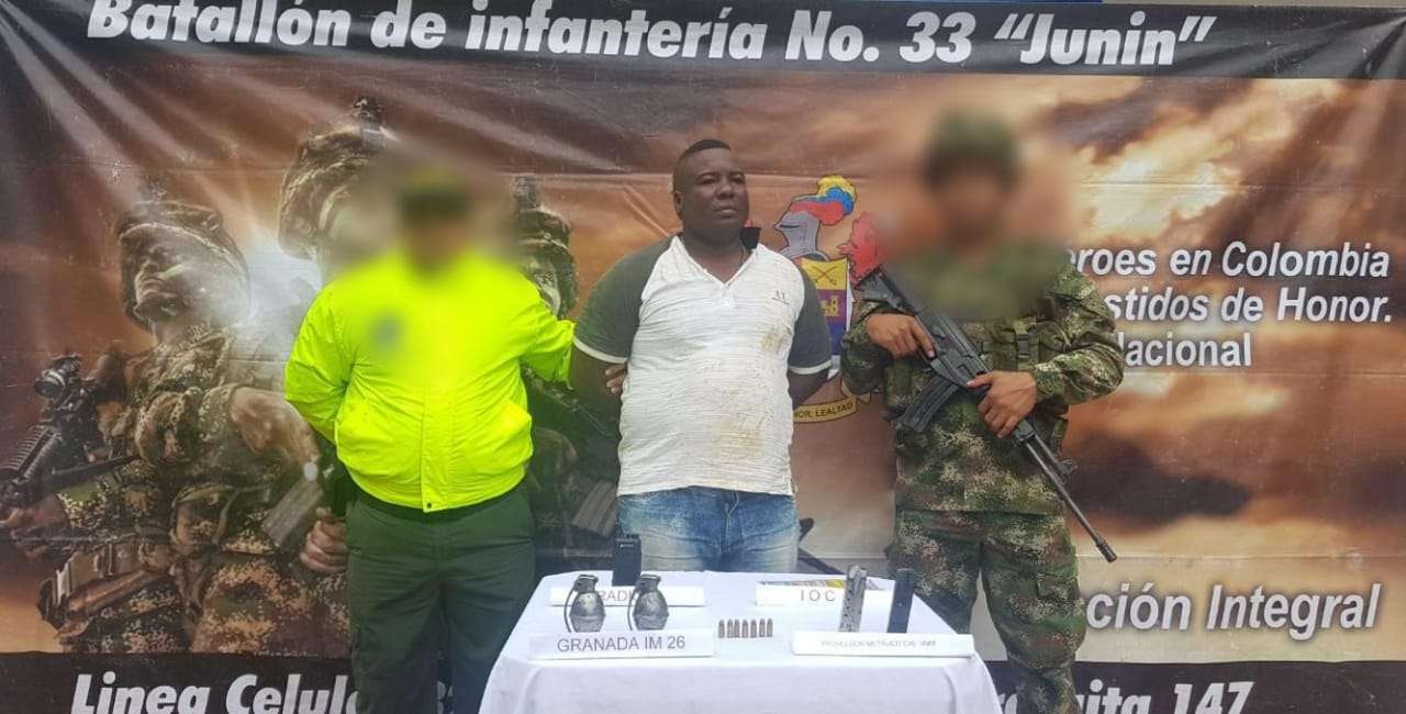 Capturan a ‘El Negro Arles’ presunto cabecilla del Clan del Golfo