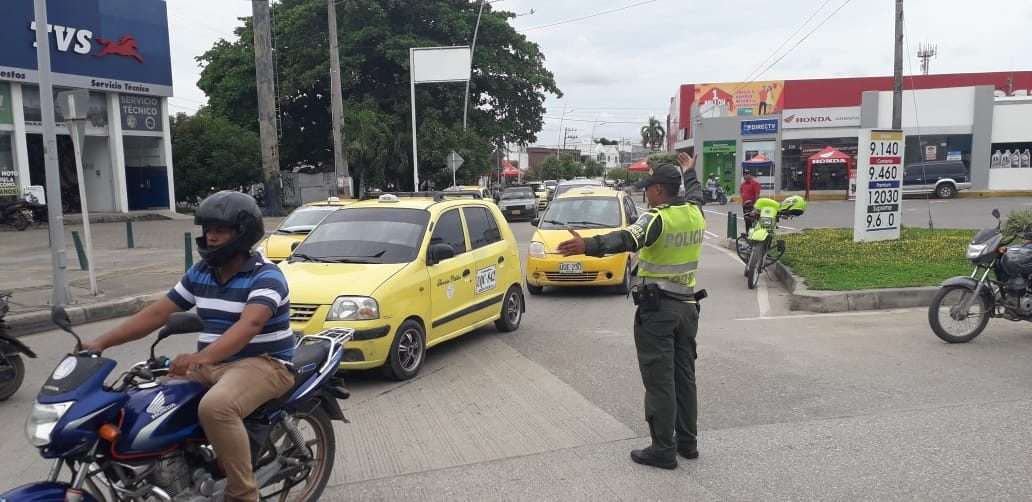 Más de 400 policías regularán el tránsito en las vías de Montería este fin de semana