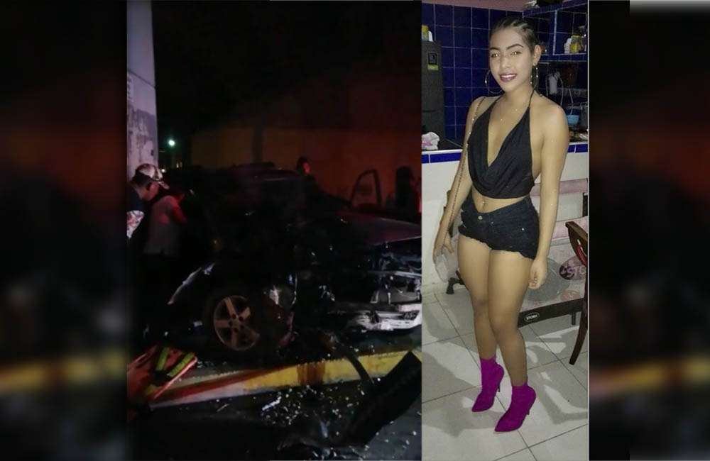 Bailarina y modelo samaria falleció en aparatoso accidente de tránsito