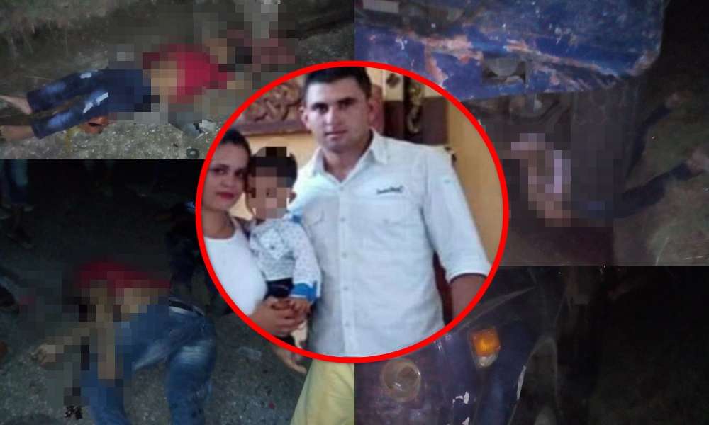 Pareja de esposos y su hijo de 3 años murieron en accidente entre Momil y Tuchín