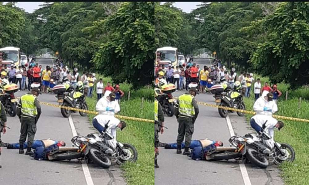 Un muerto y un herido dejó aparatoso accidente en la vía Montería – Arboletes