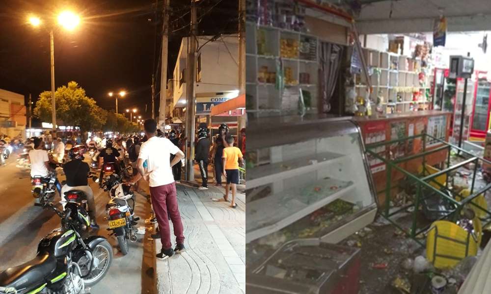 En video, a piedra le levantaron la casa y el negocio a ‘El Cachaco’ tras presuntamente golpear a mototaxista en Montería