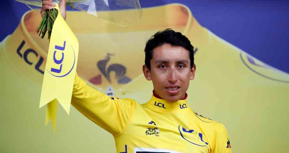 El ciclista Egan Bernal, campeón del Tour de Francia