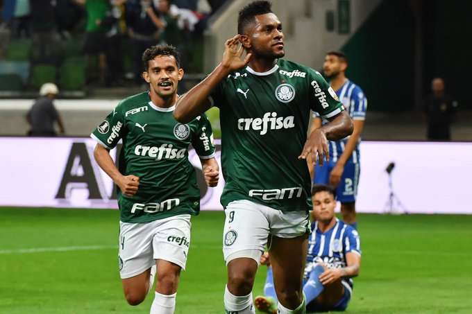 Borja aportó con gol en el triunfo y clasificación de Palmeiras a cuartos de final de Libertadores