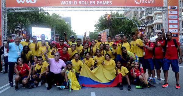 Qué orgullo, Selección Colombia de Patinaje alzó otro título mundial