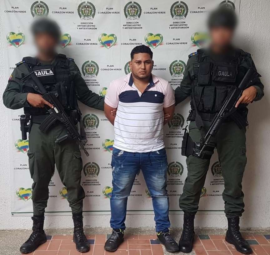 Capturan a integrante de ‘Los Caparrapos’ por extorsión y concierto para delinquir agravado