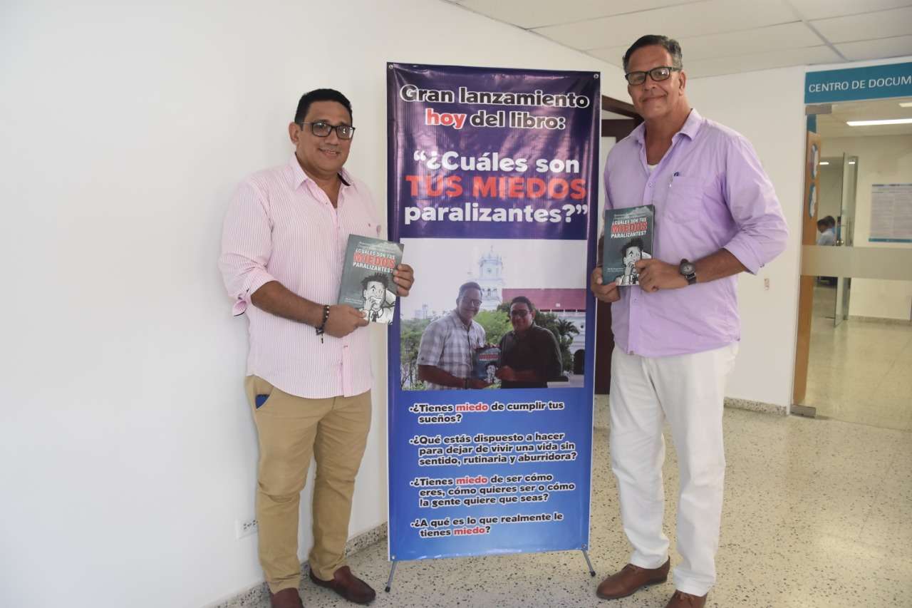 El concejal Leonel Márquez y John Marrugo lanzan el libro ¿Cuáles son tus miedos paralizantes?
