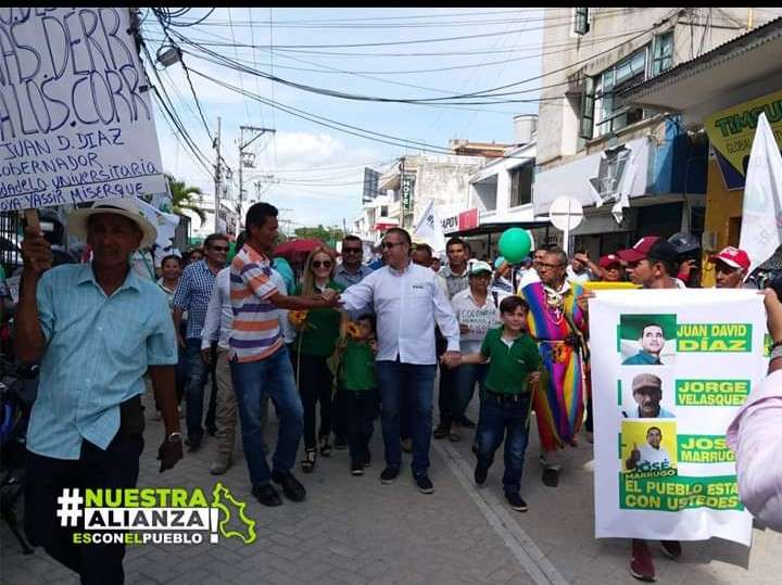 El medico Juan David Díaz hizo oficial su inscripción para aspirar a la Gobernación de Sucre