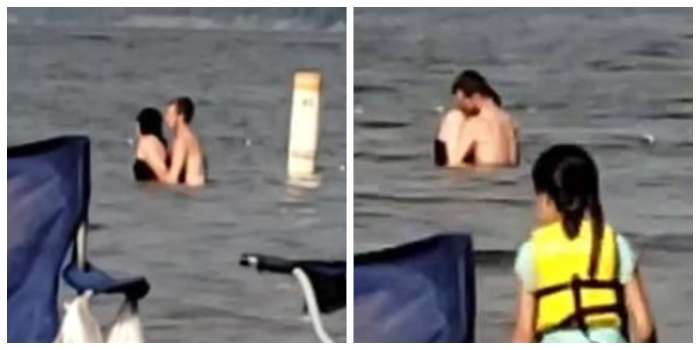 Qué vergüenza, graban a pareja teniendo sexo en pleno lago delante de niños