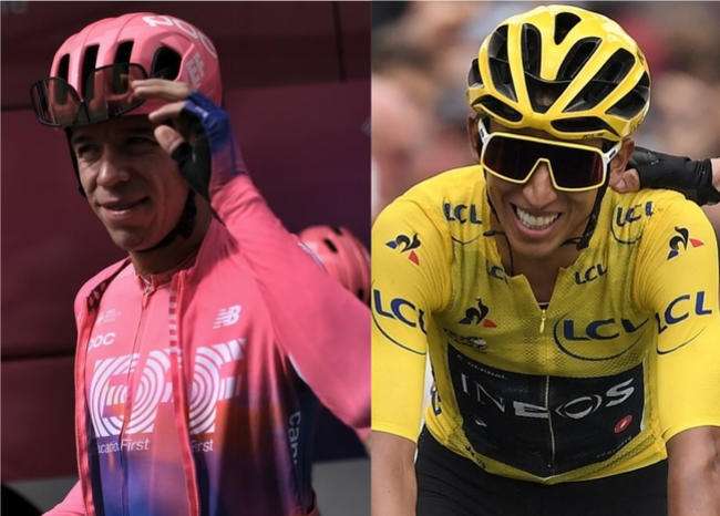 Hermandad entre los escarabajos, la sorpresa que Rigo le dio a Egan Bernal en la última etapa del Tour