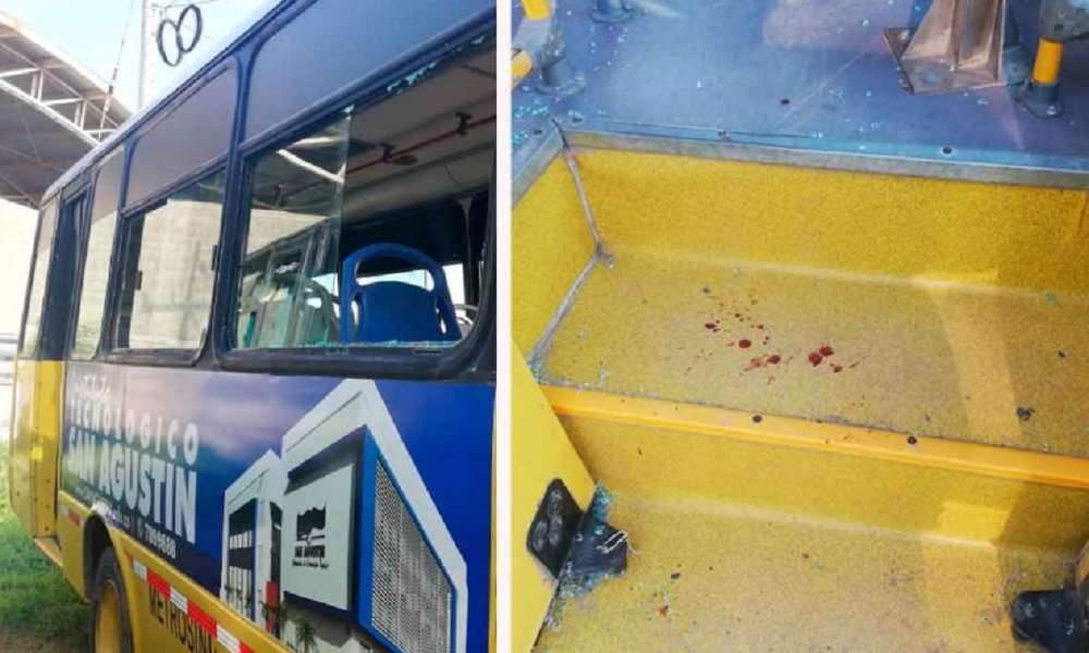 Vándalos atacaron a piedras bus Metrosinú en el Jaraguay y dejaron una persona herida