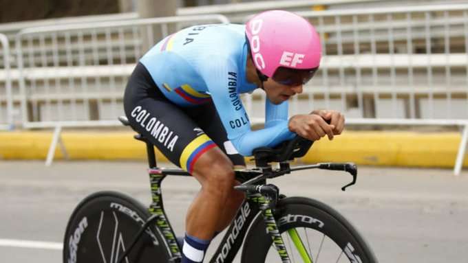 Daniel Martínez consiguió oro para Colombia en ciclismo de ruta
