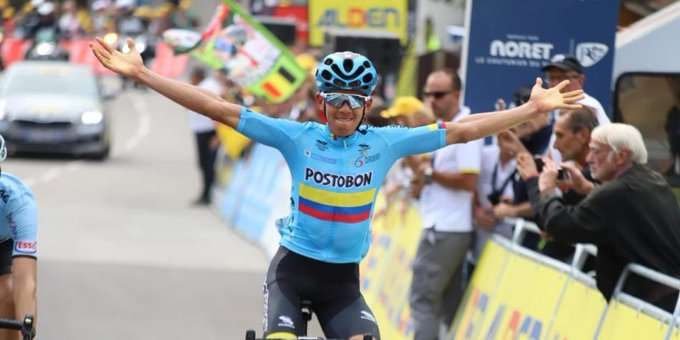 Otro triunfo para ciclismo colombiano, Tejada ganó la séptima etapa del Tour de l’Avenir