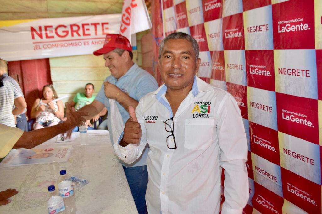 Nueva adhesión, concejal Lucho Conce se unió a la campaña de Jorge ‘El Cholito’ Negrete