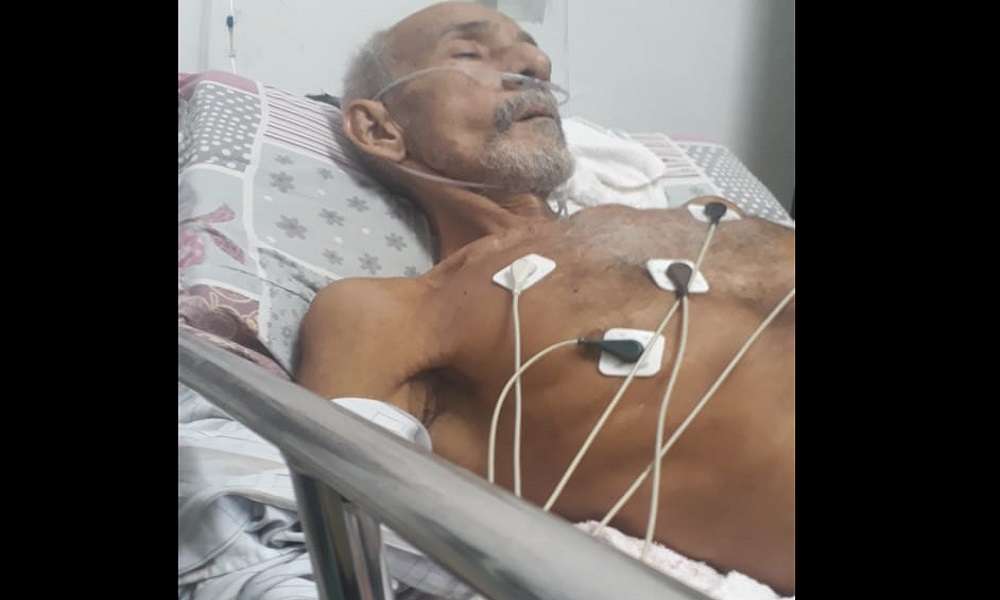Adulto mayor a punto de morir en el Hospital San Diego de Cereté por negligencia de EPS