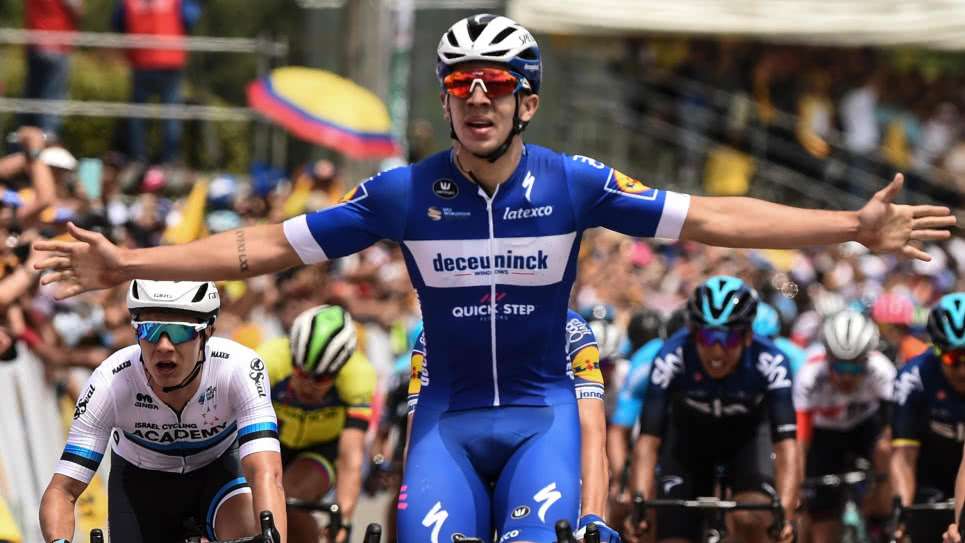 El monteriano Álvaro Hodeg ganó la quinta etapa del BinckBank Tour