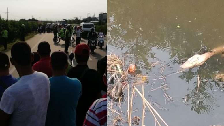 Hallan cadáver de un hombre en un canal en la vía Cereté – Ciénaga de Oro