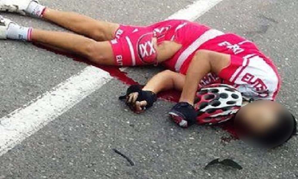 Ciclista murió tras ser arrollado por un camión