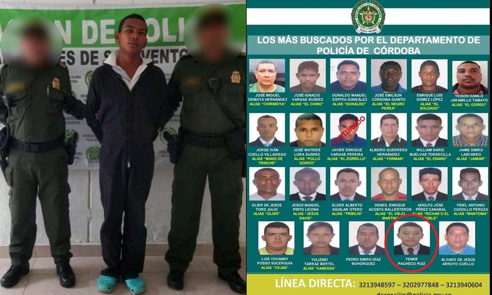 Cayó hombre que figuraba en el cartel de los más buscados en Córdoba