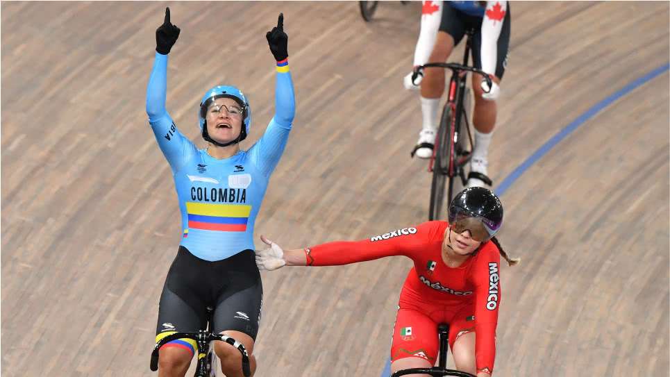 Otra alegría para Colombia, Martha Bayona ganó oro en el keirin femenino de los Panamericanos