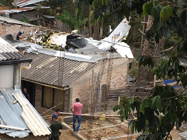 Tragedia, siete personas murieron tras desplomarse una avioneta en Popayán