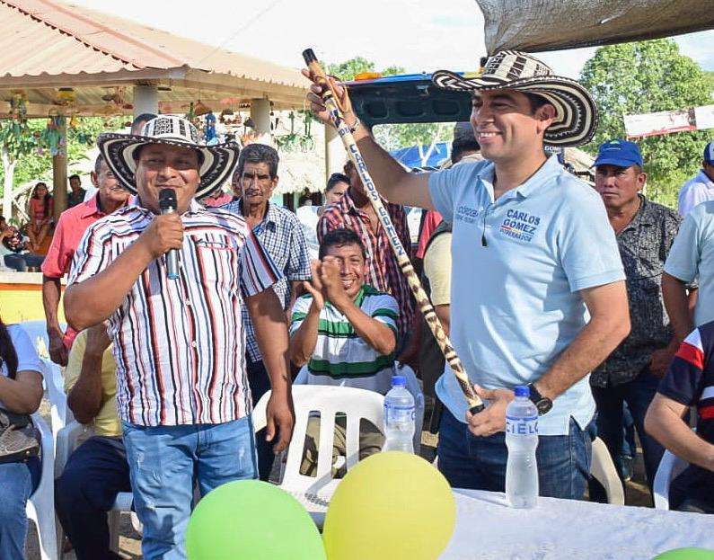 A Carlos Gómez también lo apoya el Resguardo Zenú