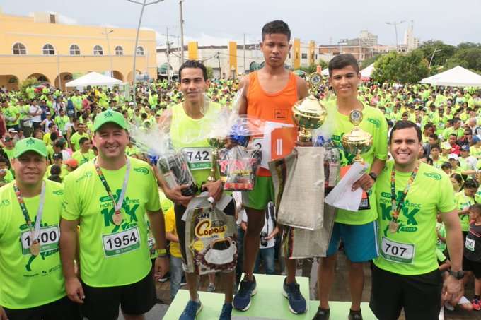 Exitosa Carrera Montería Verde 10K: conozca los ganadores del evento