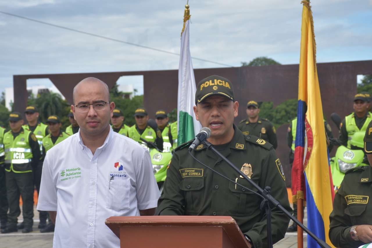 Balance operativo de la Policía Metropolitana de Montería