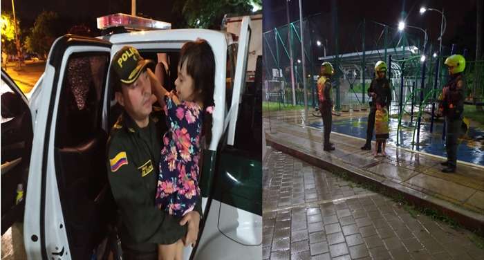 Policía rescató a menor con síndrome de Down que deambulaba por las calles de Montería