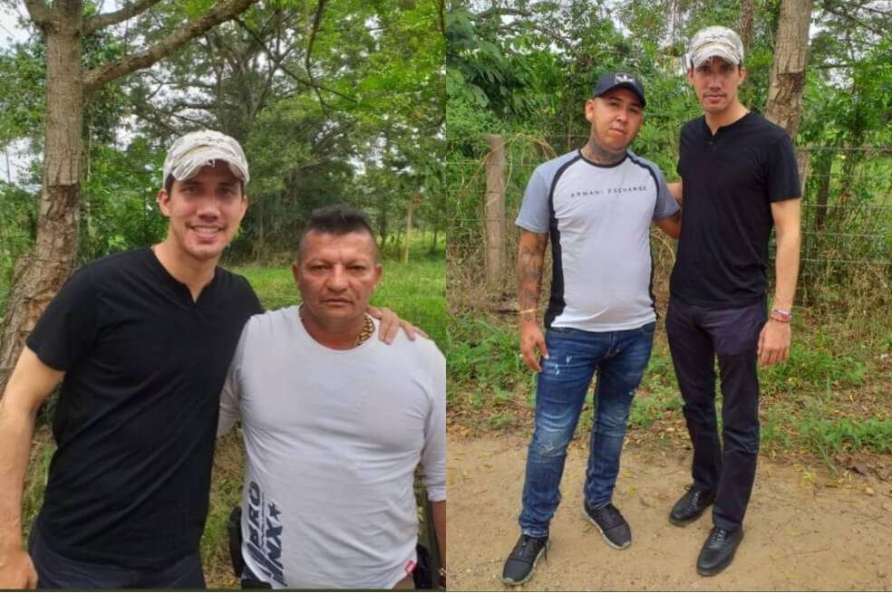 Las polémicas fotos que probarían que narcoparamilitares metieron a Juan Guaidó a Colombia